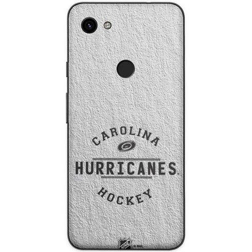 NHL Carolina Hurricanes Black Text Google Pixel 3a XL Skin